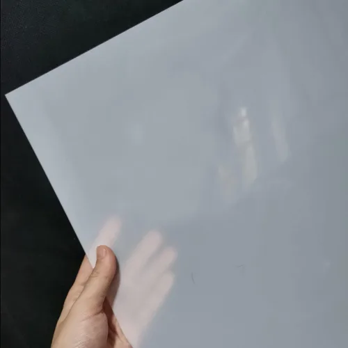 Vista 5 de Hojas de Mylar en blanco de 7.5 mil para plantillas, 8 piezas de 12 x 24 pulgadas, hojas de plantillas en blanco de PET translúcido lechoso