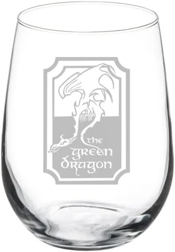 Vista 3 de MIP Vaso de vino de regalo The Green Dragon (10 onzas)