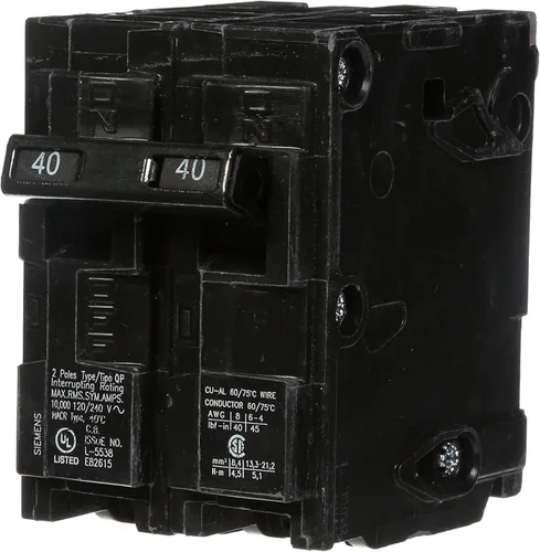 Vista 7 de Disyuntor Q220 tipo QP de doble polo de 20 amperios