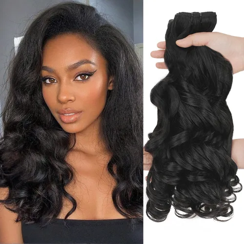 Vista 26 de Extensiones de cabello humano real rizado con clip, 4/27/4, ombré, rizado con clip, para mujer, 3C y 4A (12 pulgadas, #4/27/4)
