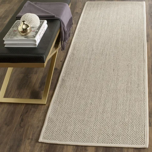Vista 61 de alfombra de pasillo Safavieh , Sintético Mármol/Lino