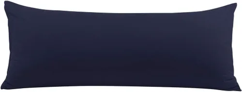 Vista 18 de PiccoCasa Funda de almohada de microfibra con cremallera de 110 GSM, 20 x 48 pulgadas, color negro