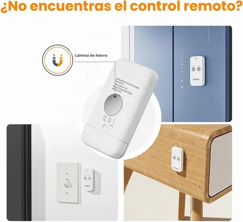 Vista 6 de Toma de control remoto TESSAN, 1 control remoto + 1 toma de corriente