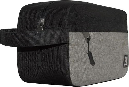 Vista 3 de Avalanche Neceser de viaje organizador esencial Dopp Kit Accesorios bolsa, Negro/Gris, Kit Dopp grande