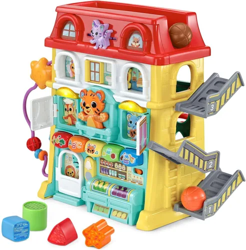 Vista 2 de VTech Juguete de exploración para niños pequeños de la ciudad de actividades arriba y abajo