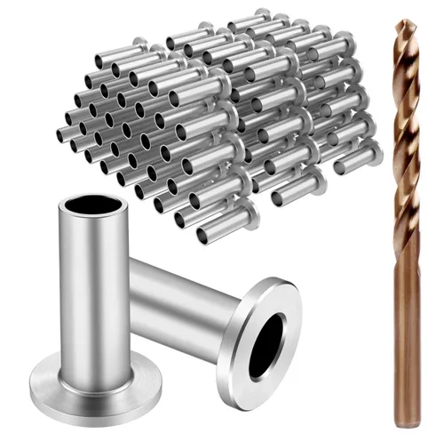 Vista 16 de BLIKA Paquete de 20 fundas protectoras de acero inoxidable para barandillas de cable de cubierta de 1/8 pulgadas, 5/32 pulgadas o 3/16 pulgadas