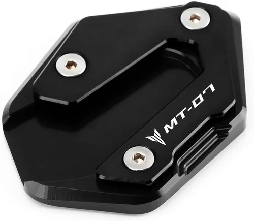 Vista 6 de Placa de soporte de extensión de soporte lateral para motocicleta compatible con YAMAHA MT-07 2014-2023 Soporte de almohadilla de pie Accesorios