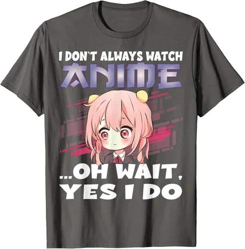 Vista 76 de Ver camiseta japonesa de anime con estampado de anime Girl, Negro, S