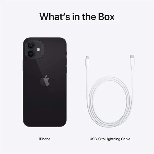 Vista 6 de Nuevo Apple iPhone 12 (64GB, Negro) [Bloqueado] + Suscripción a empresa de telefonía.