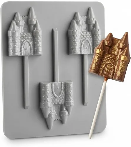 Vista 4 de Molde de chocolate Princess Castle Lollipop 3378