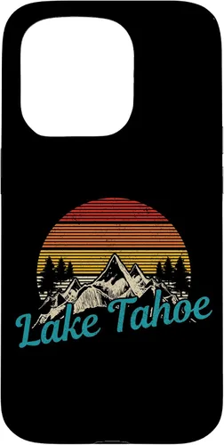 Vista 14 de Lake Tahoe California USA Vintage Souvenir Case for iPhone 16