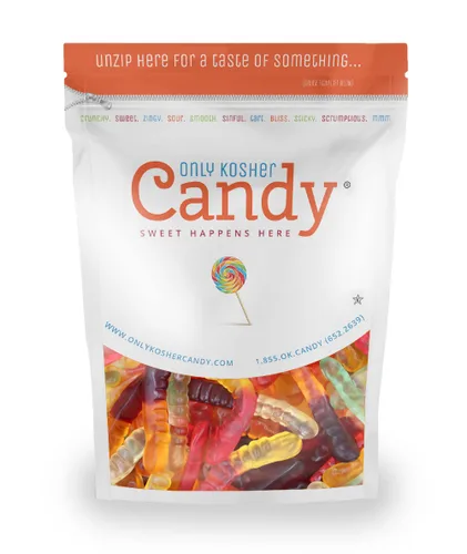 Vista 5 de Only Kosher Candy - Dulces de Gomita a Granel Sabor Cerezas Gemelas, Certificado Kosher, Paquete de 2 Libras