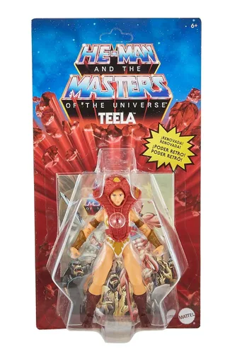Vista 6 de Figuritas de acción Masters of The Universe Origins 14 cm, figuras de batalla para contar historias y vitrina, regalo para coleccionistas de 6-10