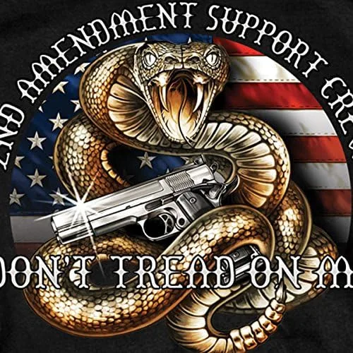 Vista 4 de Hot Leathers Camiseta 2nd Amendment Rattler para hombre