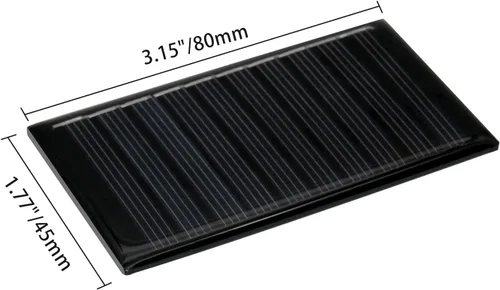 Vista 3 de 10 mini paneles solares para energía solar, kit de mini panel solar de 5 V 60 mA, juguete eléctrico, células fotovoltaicas, cargador de células