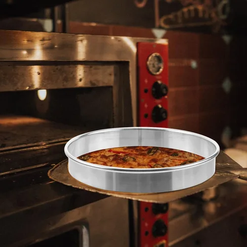 Vista 8 de BESTonZON Anillo de cocina para salsa de pizza de 6.88 pulgadas, herramienta para hornear de acero inoxidable con borde profundo para untar salsa