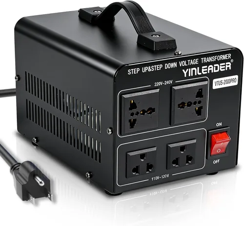 Vista 12 de Convertidor de voltaje de 500 W Convertidor de potencia (110 V a 220 V, 220 V a 110 V) Convertidor de paso hacia arriba/abajo 110/120 voltios