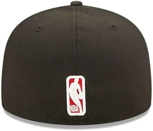 Vista 4 de New Era NBA Chicago Bulls 59FIFTY - Gorra ajustada para hombre, talla 7.625, color negro