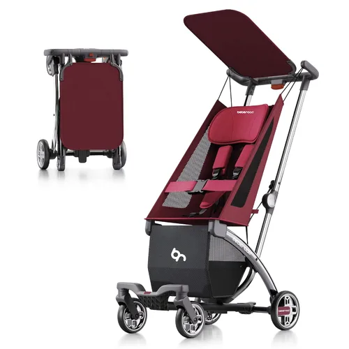 Vista 11 de Cochecito de viaje doble plegable automático R1 - Puede convertirse en dos cochecitos individuales