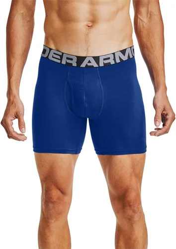 Vista 2 de Under Armour Boxerjock 6 Boxerjock de algodón cargado para hombre (3 unidades)