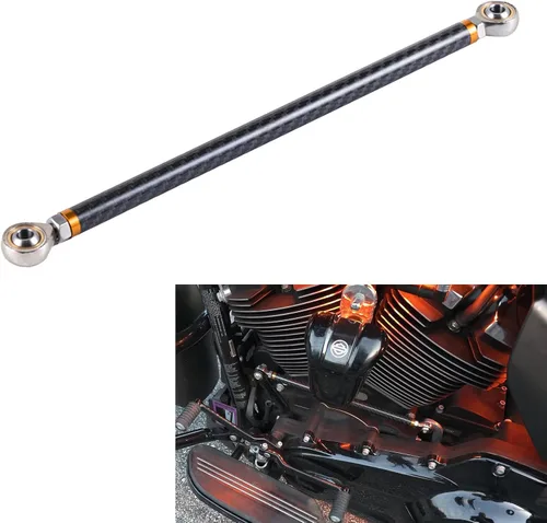 Vista 12 de Advanblack Varillaje de cambio, Axion - Varillaje de cambio ajustable de fibra de carbono compatible con Harley Touring Street Glide, Electra Glide