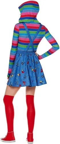 Vista 2 de Spirit Halloween Disfraz de Chucky para niños, con licencia oficial, disfraz de terror