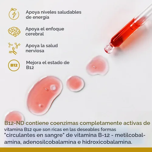 Vista 4 de Premier Research Labs B12-ND - Líquido de vitamina B12, vitaminas B12, gotas B12, tintura B-12 con metilcobalamina, adenosilocobalamina
