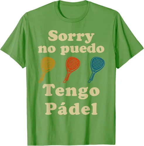Vista 18 de Funny I Have Padel Player Sport en Español Camiseta Hombre
