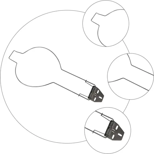 Vista 6 de Veemoon Soporte para sombreros, clip de metal para sombreros, soporte para sombreros, soporte para sombreros, soporte para colgar sombrero duro