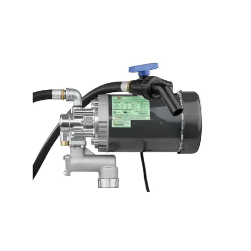 Vista 2 de GPI - Bomba de transferencia de aceite de servicio pesado L5132 para fluidos de alta viscosidad, 32 QPM/8 GPM, 115/230 voltios CA (142100-02)