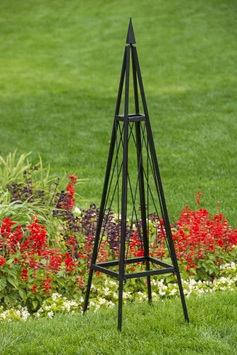 Vista 2 de SPRING HILL NURSERIES - Metropolitan Folding Tuteur - Añadir un punto focal interesante que es funcional!