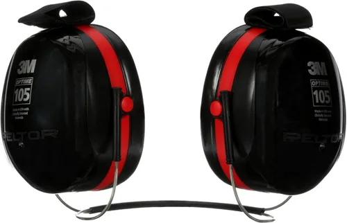 Vista 3 de 3M Peltor Optime 105 - Orejeras sobre la cabeza, NRR 30 dB (paquete de 2)