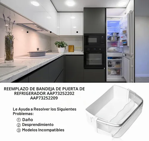 Vista 7 de AAP73252209 AAP73252202 - Repuesto de contenedor para puerta