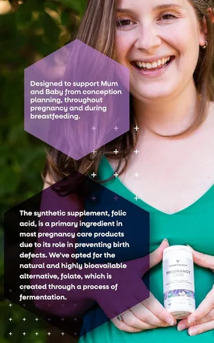 Vista 5 de VEGETOLOGY Vitaminas para el embarazo para mujeres – Vitaminas prenatales y vitaminas posnatales para madres lactantes con más de 20 vitaminas