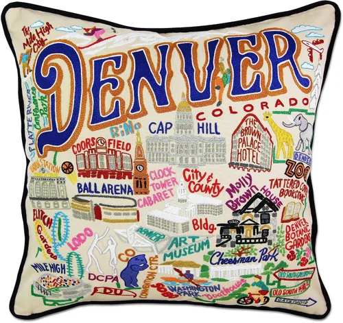 Vista 60 de Catstudio Portland (Oregon) - Almohada decorativa bordada