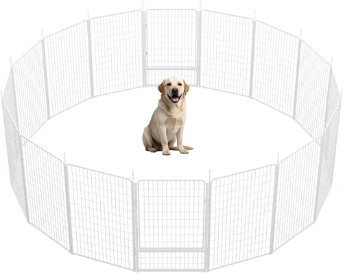 Vista 22 de SunsGrove Corralito para perros de interior, 24 pulgadas, 2 paneles, corralito de juego para cachorros, para interiores, fácil instalación, valla