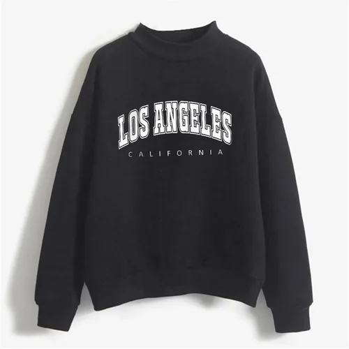 Vista 3 de Sudadera de cuello redondo para mujer, con estampado de color, manga larga, linda, ligera, holgada, para mujer