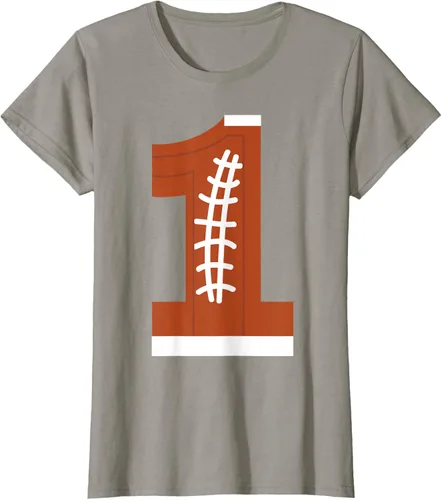 Vista 68 de 1st Birthday Football Ball Boys Camiseta de regalo de 1 año Negro