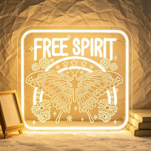 Vista 11 de Letrero de luz LED para baño con diseño grabado para decoración de pared, baño, bar o decoración divertida de habitación, alimentado por USB