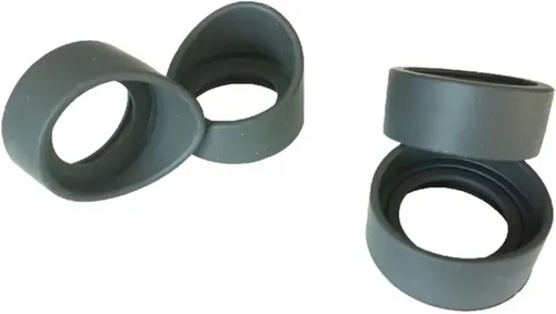 Vista 2 de Kit de accesorios para microscopio, 2 juegos de cubierta de ocular de goma, color negro, 1.260 in, microscopio biológico binocular trinocular