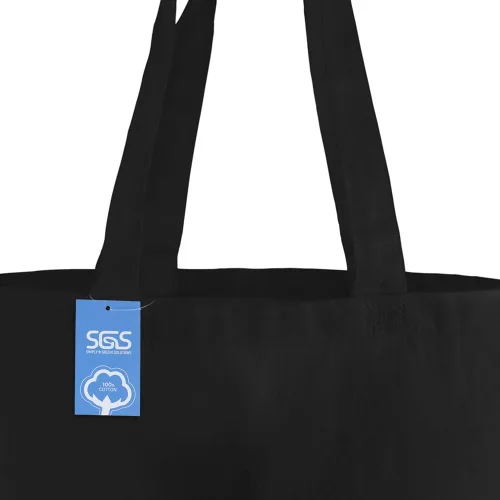 Vista 3 de Simply Green Solutions Bolsa reutilizable de tela de algodón para manualidades, 15 x 16 pulgadas, bolsa reutilizable con asa, paquete de 5