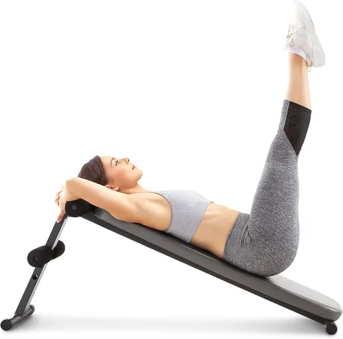 Vista 2 de Marcy Banco de ejercicios inclinado utilitario para entrenamiento de fuerza y entrenamientos de gimnasio en casa