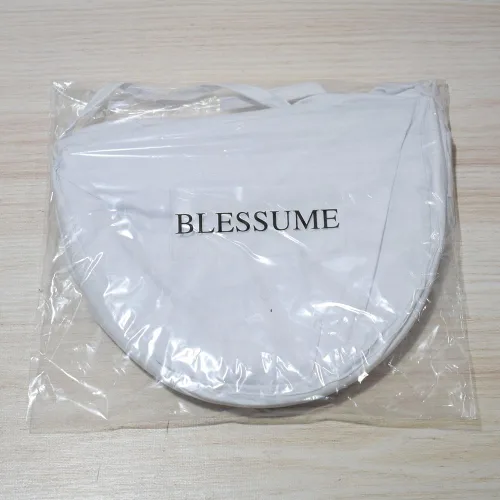 Vista 7 de Blessume Vestido victoriano doble alforja enaguas, blanco, talla única, Blanco