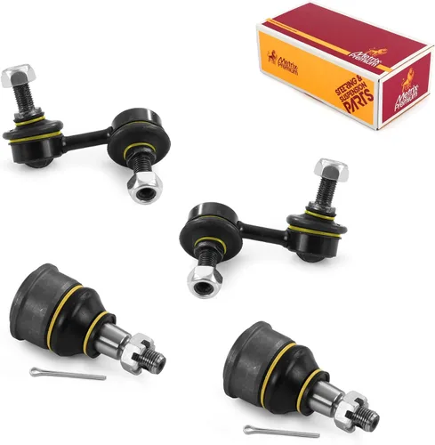 Vista 129 de Metrix Premium Chassis Parts - Juego de 4 piezas de articulación de rótula superior y barra estabilizadora delantera para Ford Ranger RWD 1998-2011