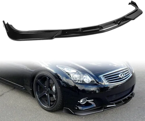 Vista 7 de Q1-TECH, borde de parachoques delantero compatible con Infiniti G37 Coupe/2DR 2008-2013, alerón de parachoques delantero, kit divisor de cuerpo