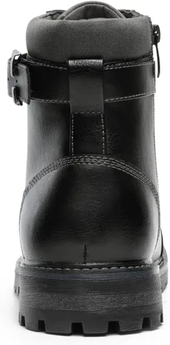 Vista 4 de Bruno Marc - Botas para hombre de combate estilo Oxford para motocicleta