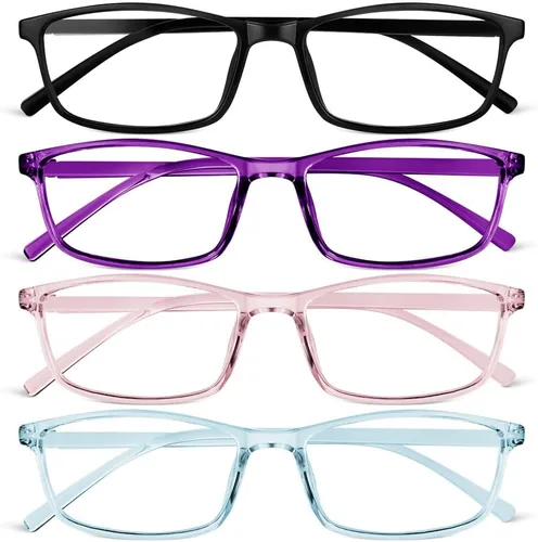 Vista 9 de URAQT Lentes de luz azul para mujeres y hombres, lentes de bloqueo de luz azul, lentes de lectura para computadora y juegos, lentes transparentes
