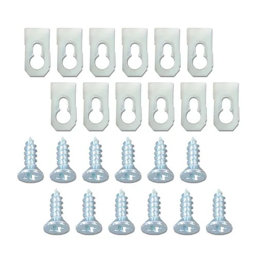 Vista 3 de CHEDA Cinturón lateral del cuerpo Fender puerta cuarto vinilo Molding Trim Clips & Studs 12 MQ