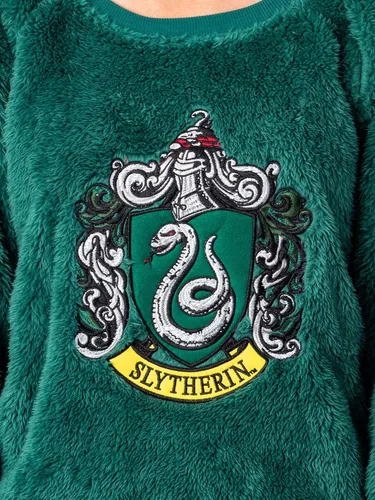 Vista 4 de Harry Potter - Conjunto de pijama para mujer, suéter y pantalones cortos, para todas las casas