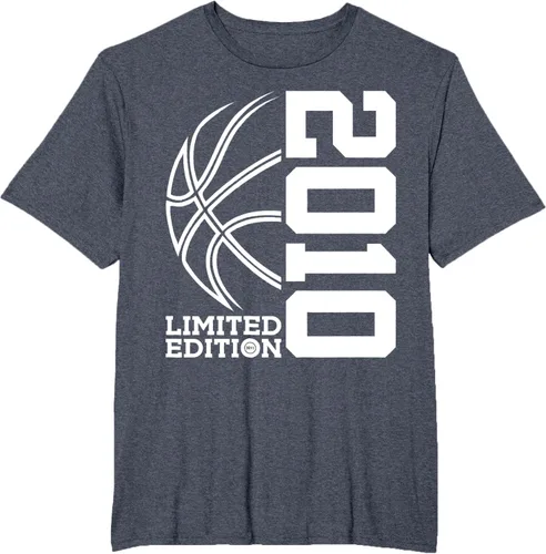 Vista 101 de Camiseta de baloncesto de 13 cumpleaños edición limitada 2010, Negro